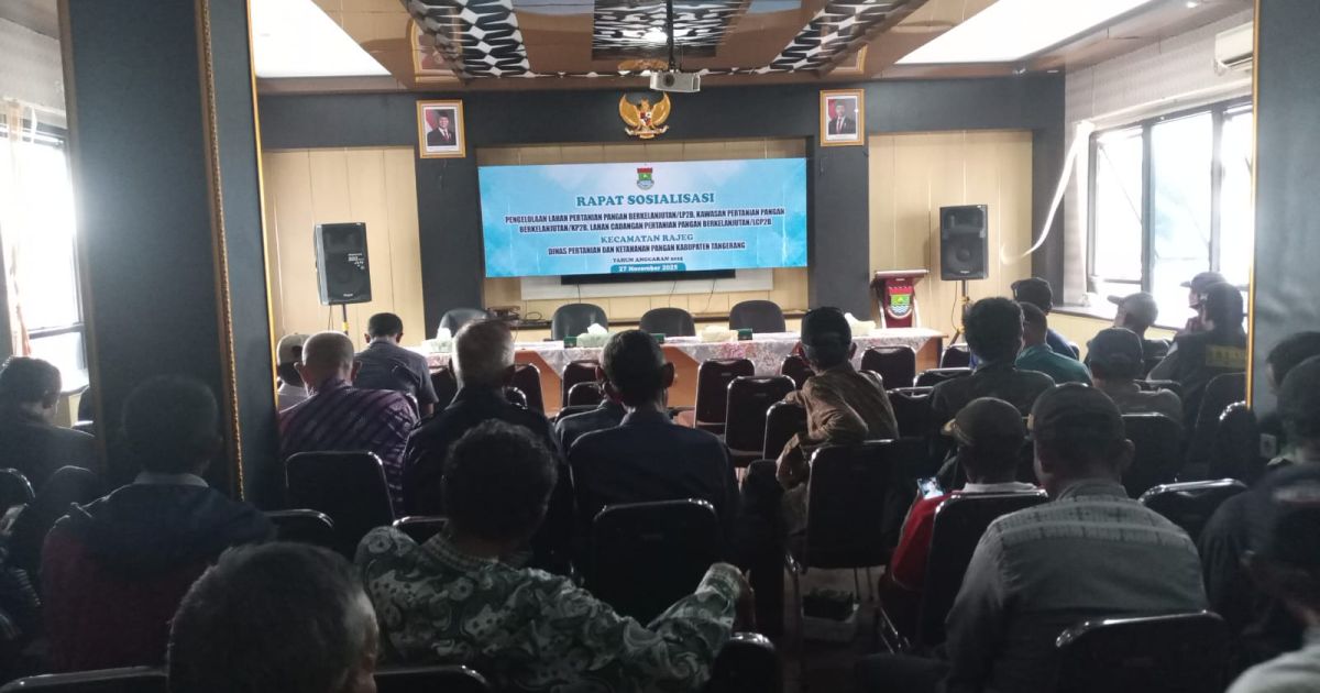 Lahan Pertanian Di Rajeg Harus Di Lindungi