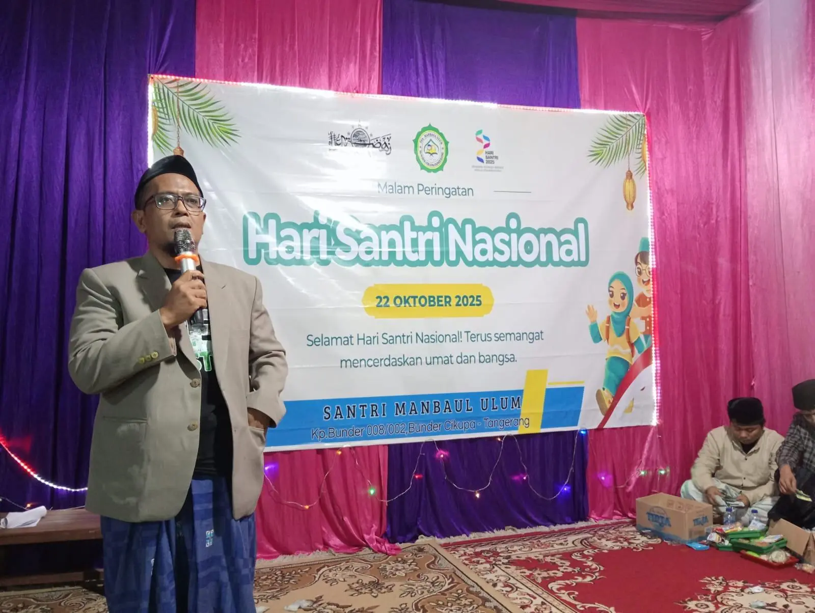 Majelis Dzikir Ta'lim Manbaul Ulum TPA Dan TPQ Kel.Bunder-Cikupa, Rayakan HSN Dengan Meriah